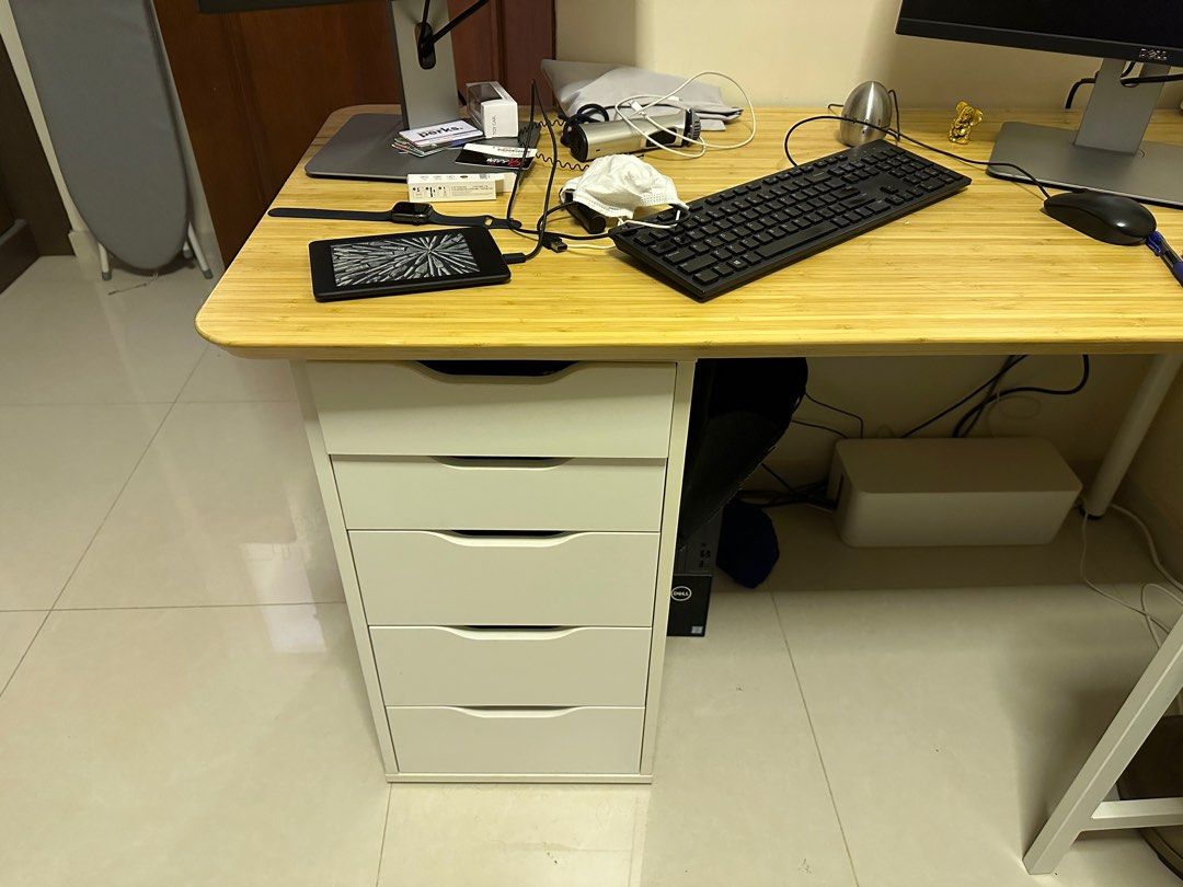 Ikea Desktop Table, Furniture & Home Living, Furniture, Tables & Sets