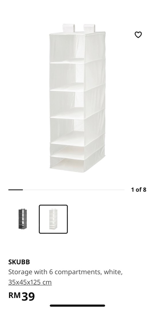 Ikea Hanging storage rack, Furniture & Home Living, Home Improvement