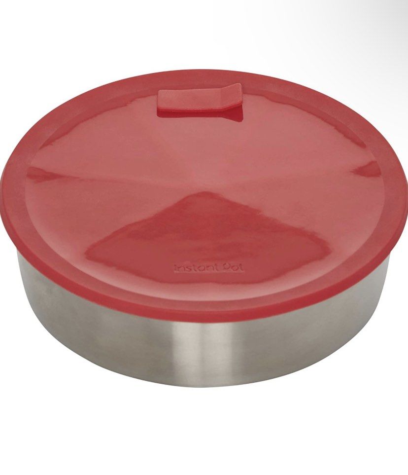 Instant pot pan with lid and divider, Furniture & Home Living