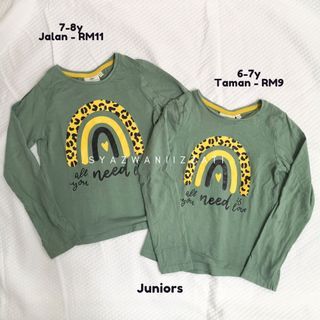 Juniors Long Sleeve Sedondon