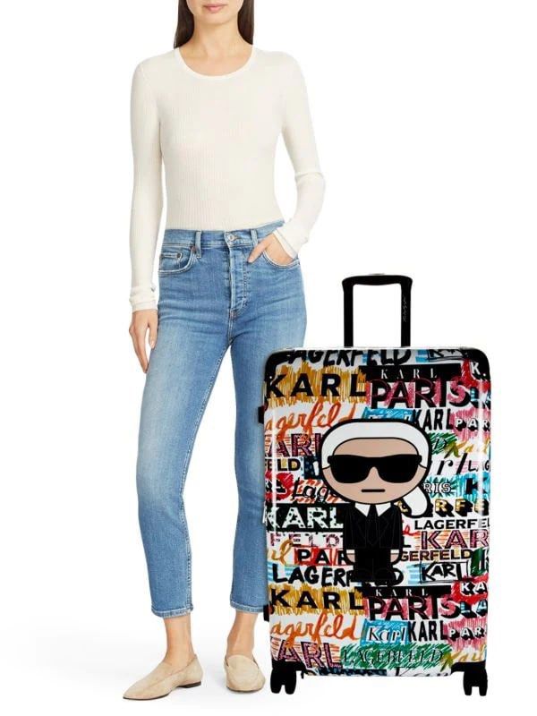 KARL LAGERFELD LUGGAGE, Women's Fashion, Bags & Wallets, Tote Bags on