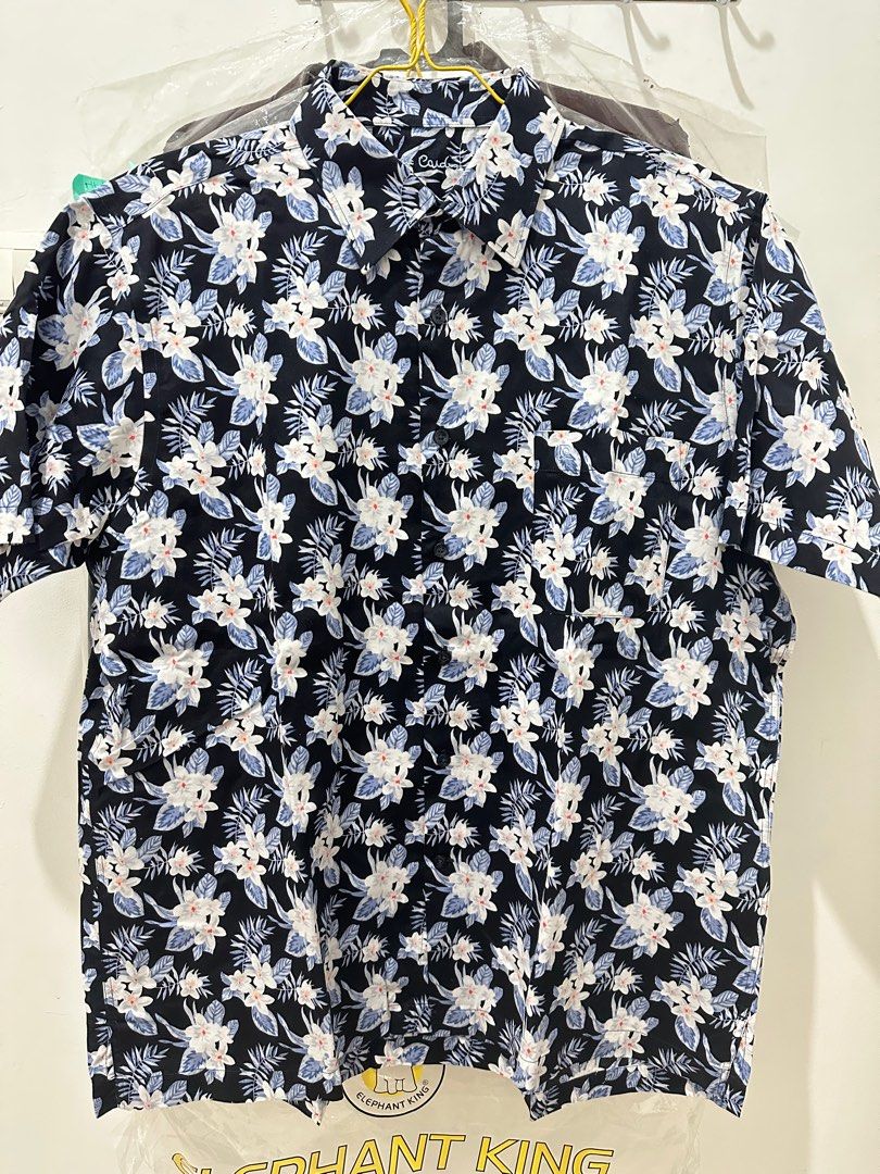 Kemeja Pria Pierre Cardin White Flower Formal