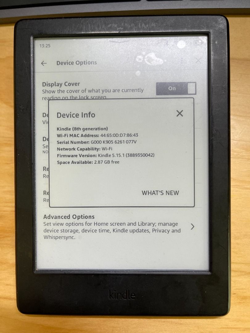 Rullesten træk vejret Forfærde Kindle 8th generation 4GB, 手提電話, 電子書閱讀器- Carousell