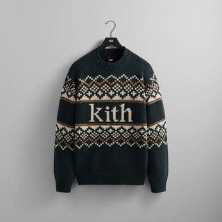 [BRAND NEW] Kith - Kithmas Fair Isle Crewneck - Stadium