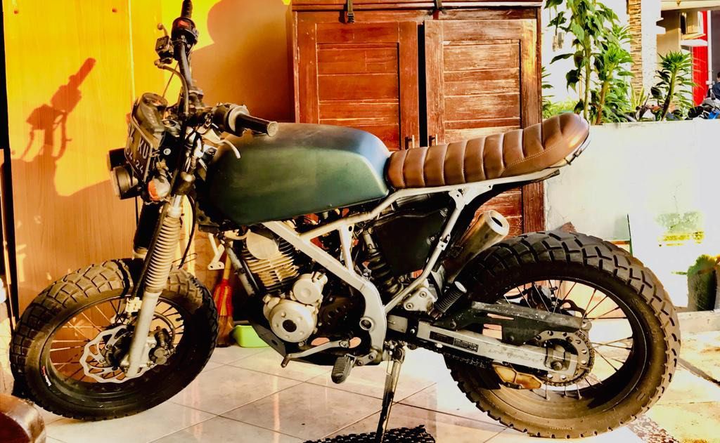 Klx modif on sale scrambler