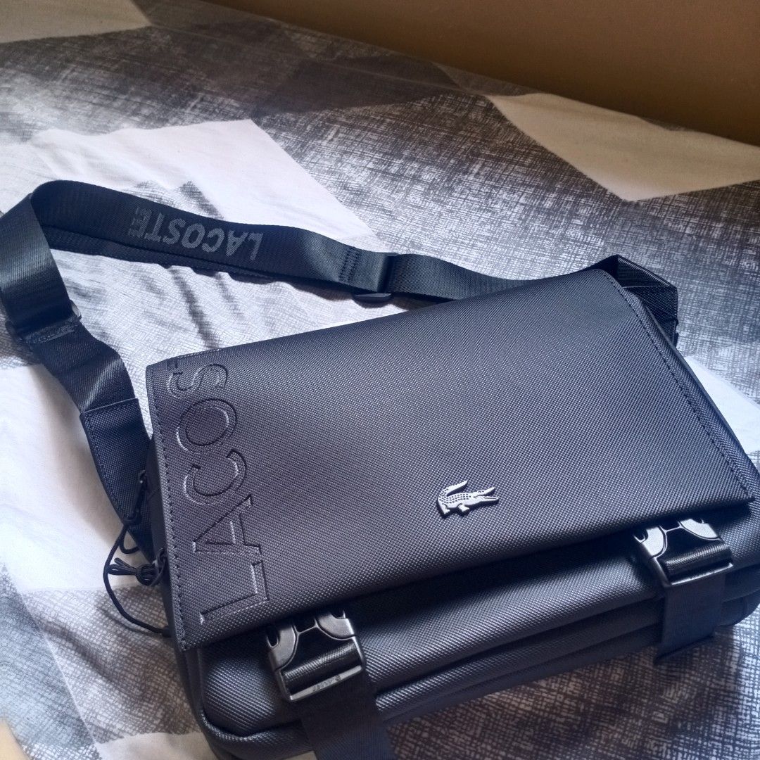 LACOSTE MESSENGER BAG, Men's Fashion, Bags, Sling Bags on Carousell