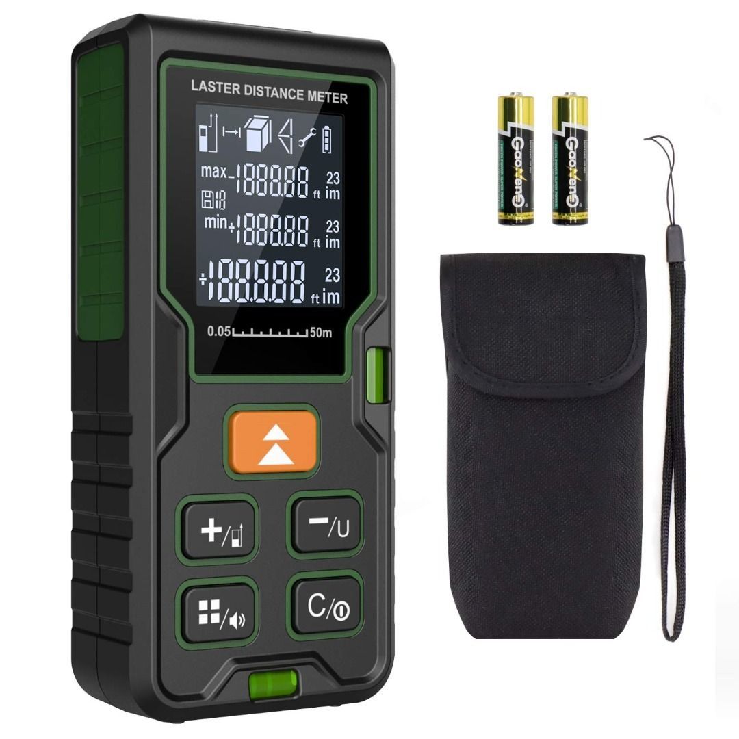 Laser Measure 50m,Klearlook (High Accuracy) Laser Distance Meter 165ft ...
