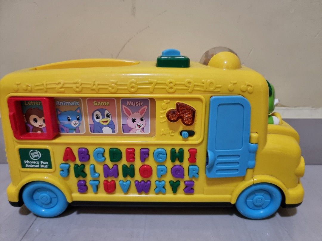 LeapFrog Phonics Fun Animal Bus, Hobbies & Toys, Toys & Games on Carousell