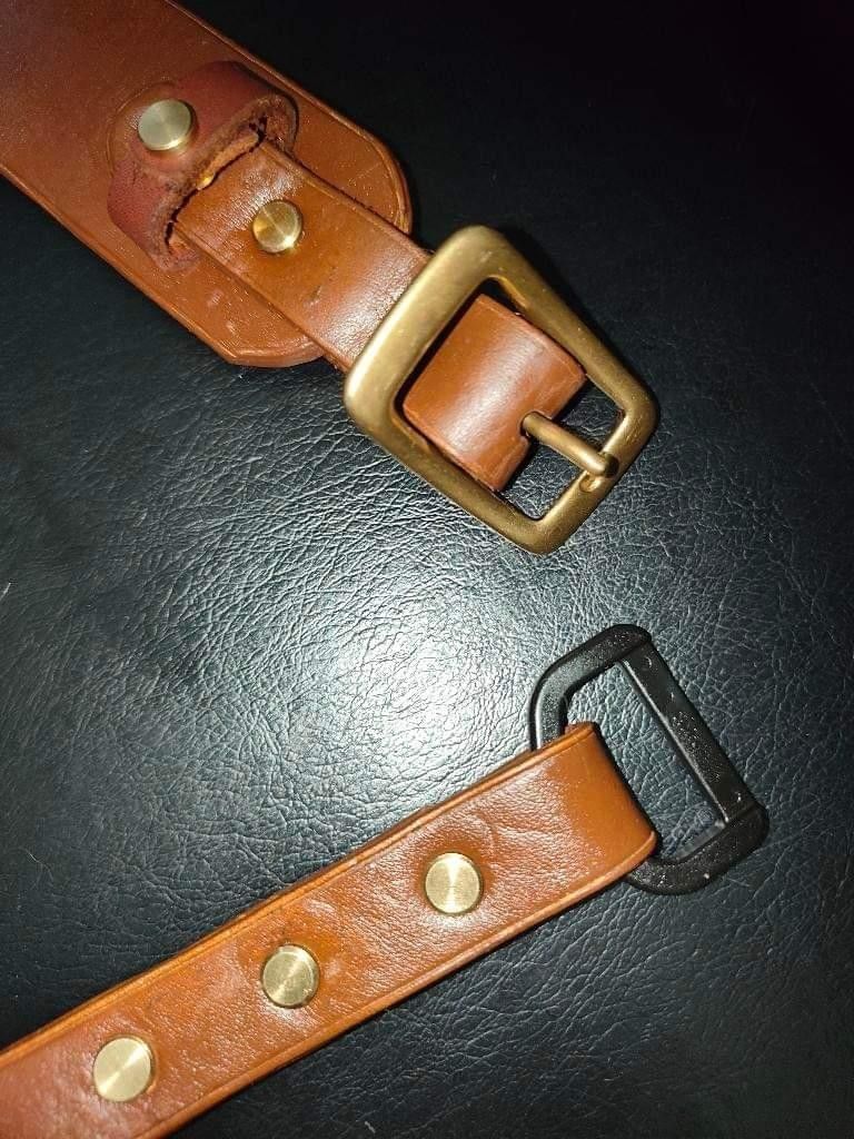 Leather camera strap (Category: Other Photography Accessories) located in Quezon City. Submitted by la.petite.sirene (Listing ID 1213879809, Image 3). Description: Leather Camera Strap Available colors: 🤎 Brown 🖤 Black 🧡 Tan ✅ Handmade ✅ Classic look ✅ 100% leather ✅ Solid brass buckle ✅ Solid brass screws ✅ Solid brass d ring ✅ Ykk d ring plastic ✅ Stainless steel snap hook P2,500 plus shipping fee *can give discount for 2 or more order. Last