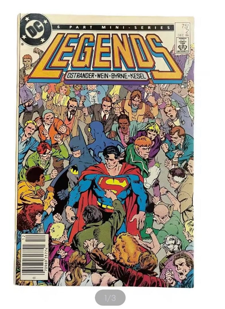 Legends 2 Published Dec 1986 by DC Comic Book Plotted by John Ostrander ...