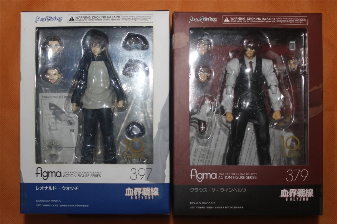 Leonardo Watch - Figma (#397) and Klaus Von Reinherz - Figma (#379 ...