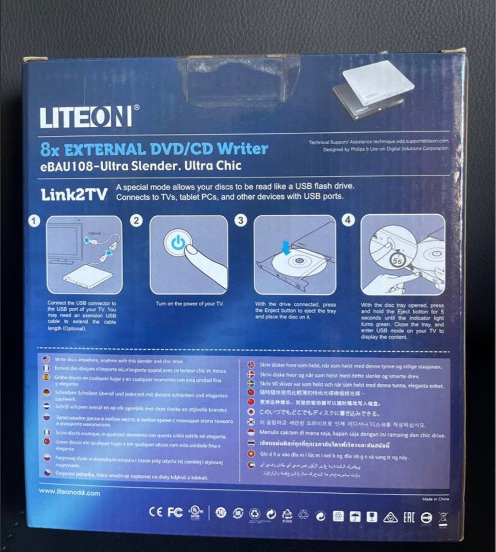 LITEON External DVD/CD Writer, Computers & Tech, Parts & Accessories