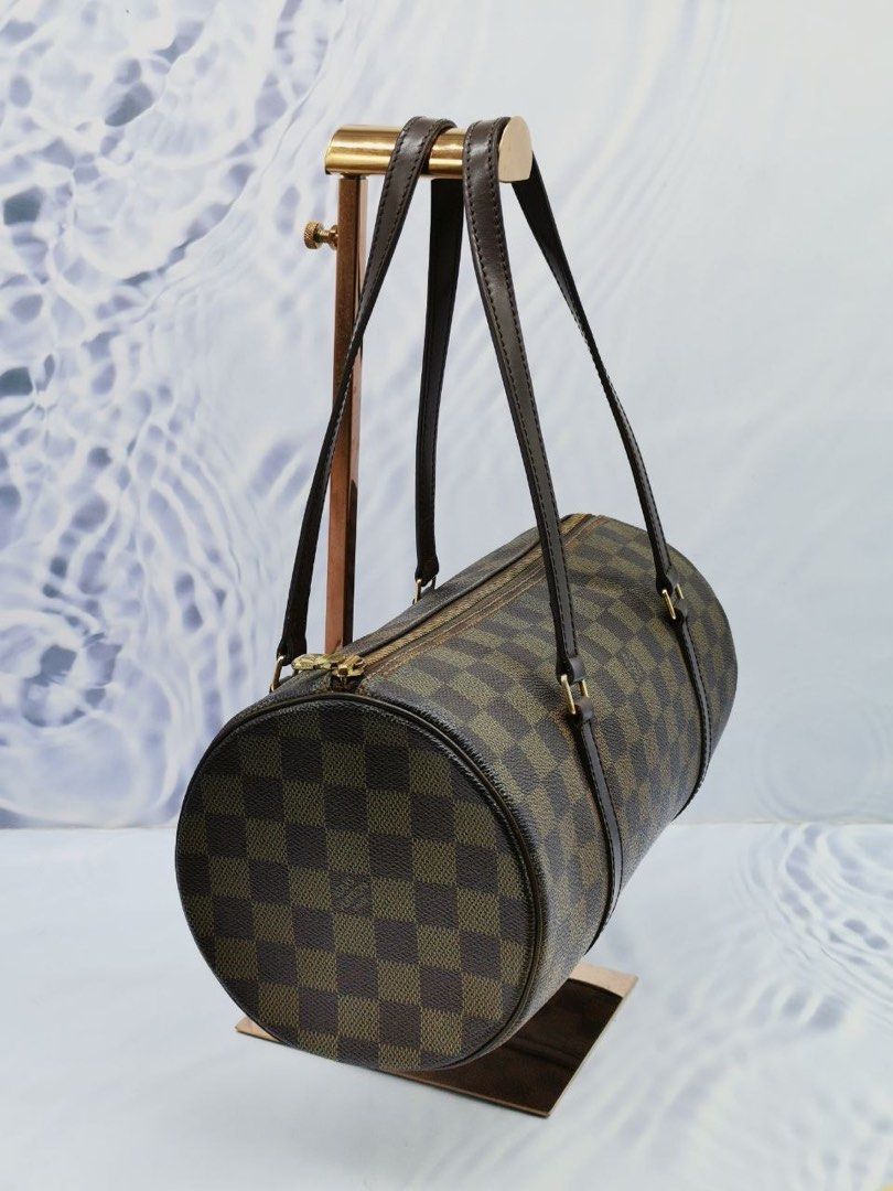 Louis Vuitton Papillon 30 Damier Ebene Canvas Barrel Bag on SALE