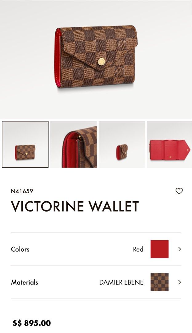 Victorine Wallet Damier Ebene Canvas - Wallets and Small Leather Goods  N41659