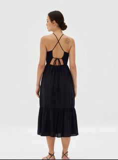 Love Bonito Maya Padded Textured Cross Back Dress