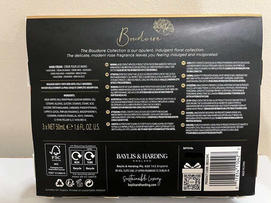 Luxury hand cream treats gift set, Beauty & Personal Care, Hands