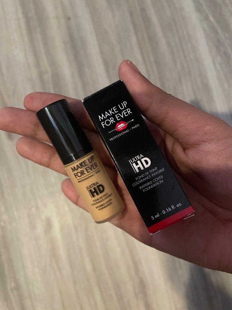 Make Up Forever Ultra HD Foundation 5mL shade: Y245 (Category: Makeup) located in Pasay City. Submitted by trishaarciga (Listing ID 1213774987, Image 1). Description: Original price: 2700.