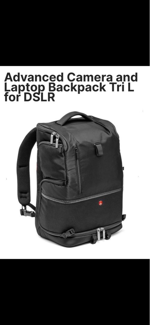 advanced camera and laptop backpack tri l Manfrotto Active III Backpack, for Reflex/Mirrorless Camera with Lenses, Interchangeable Padded Dividers and Tripod Attachment : Electronics The main camera backpack is split into two compartments and comes with adjustable padded compartment dividers that allow you to organize and secure your gear differently each time you are on the go Manfrotto Advanced Bags - Tri