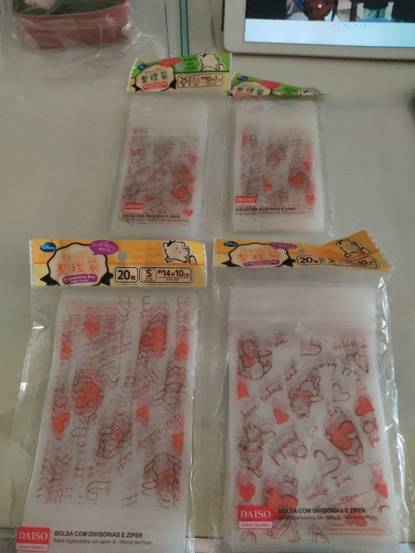 Daiso ziplock bag online