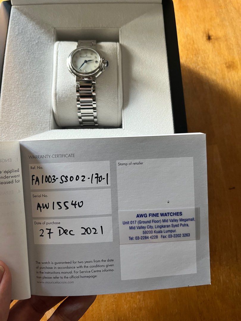 Maurice Lacroix Ladies Luxury Watch
