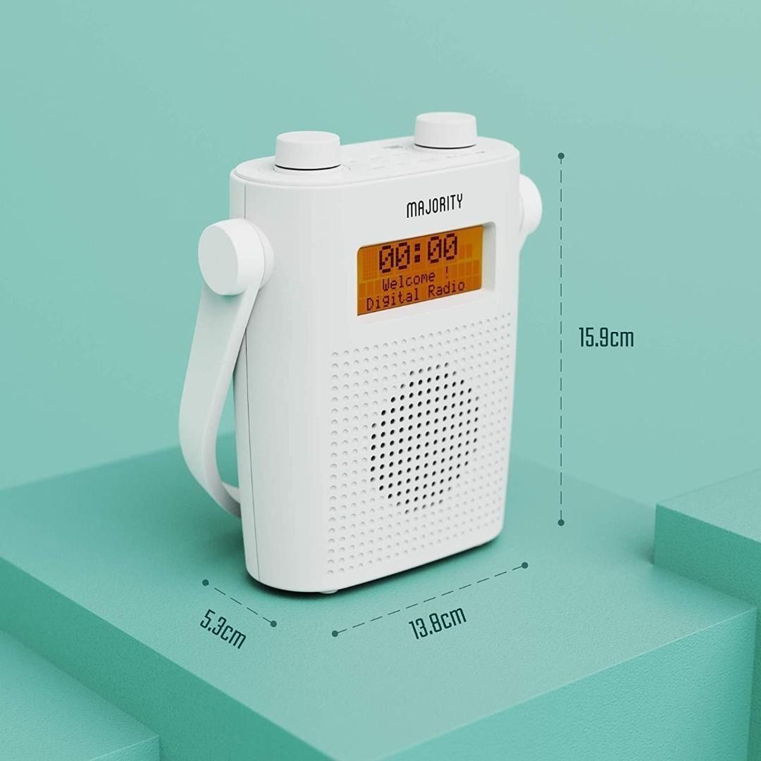 Rechargeable store shower radio