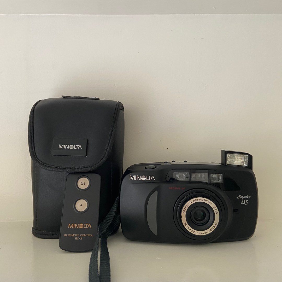 Minolta Capios 115 Film Camera, Photography, Cameras on Carousell