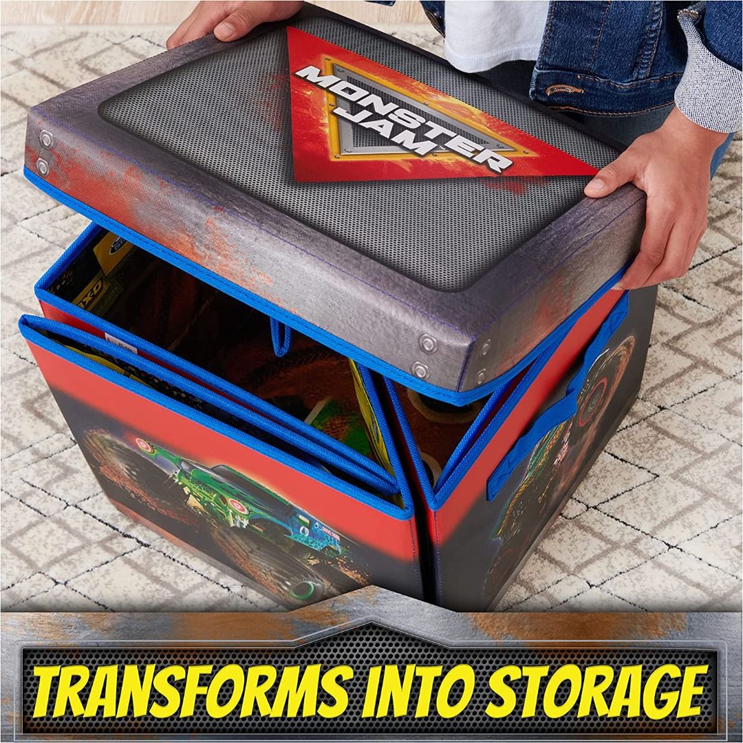 Monster Jam, Ultimate Arena Playmat with 2 Exclusive DieCast Monster