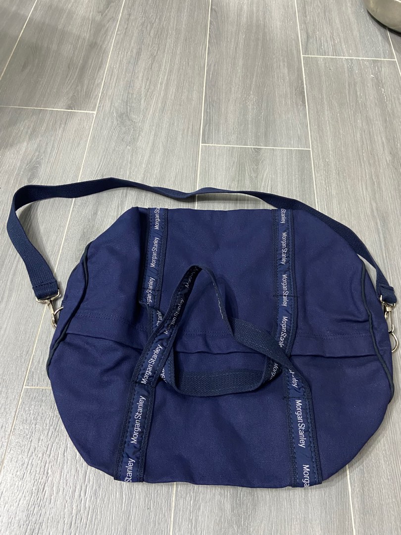 MS Morgan Stanley classic gym bag banker bag duffle bag