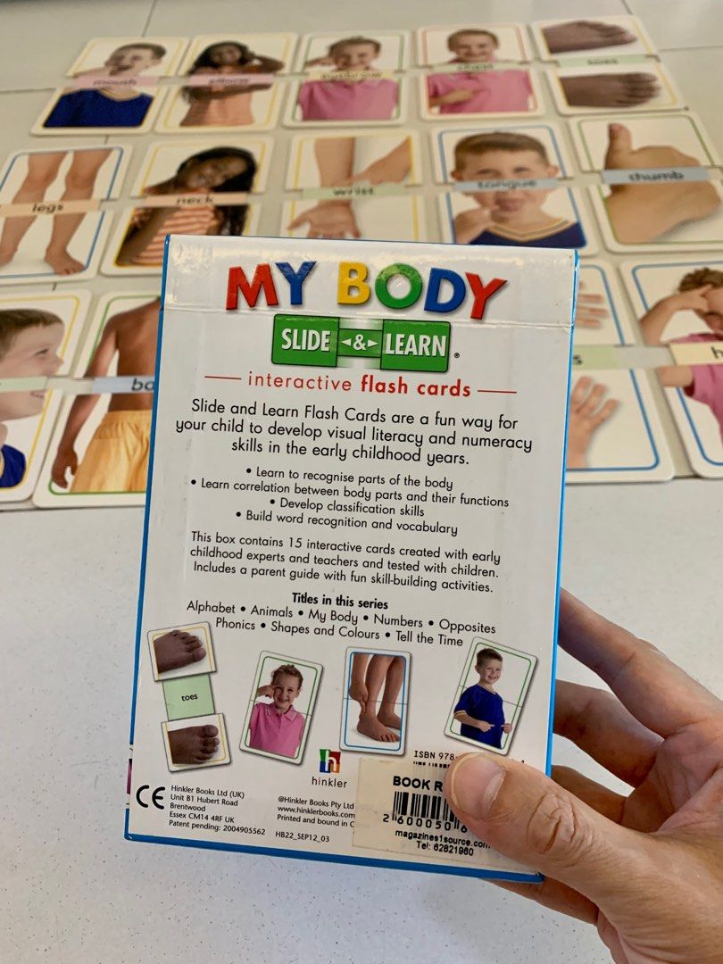 My body slide & learn interactive flash cards - educational kids ...