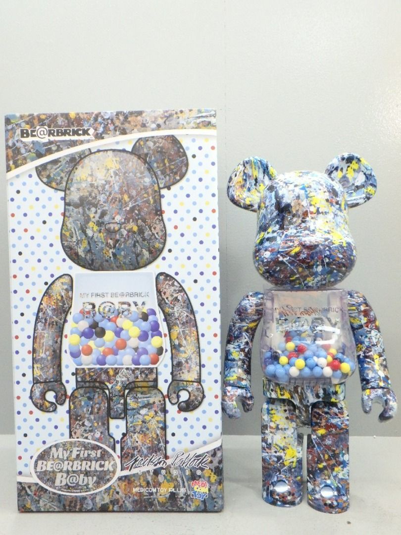 MY FIRST BE@RBRICK B@BY Jackson Pollock-