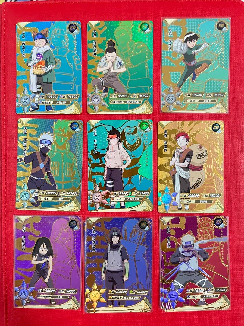 NARUTO カード　KAYOU SLR 全120種　コンプリート品 Naruto Kayou SLR / ZR Mix Trading Cards, Toys & Collectibles