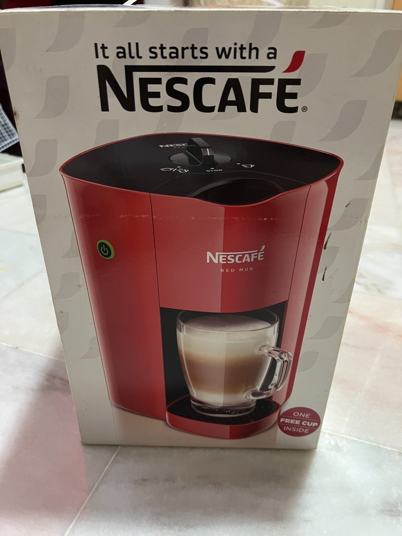Nescafe red mug 2025 coffee maker