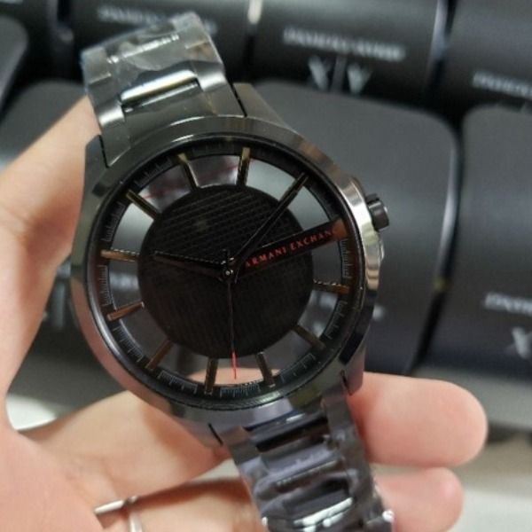 NEW Armani Exchange Hampton Skeletal Stainless Steel Mens Watch (AX2189),  Luxury, Watches on Carousell