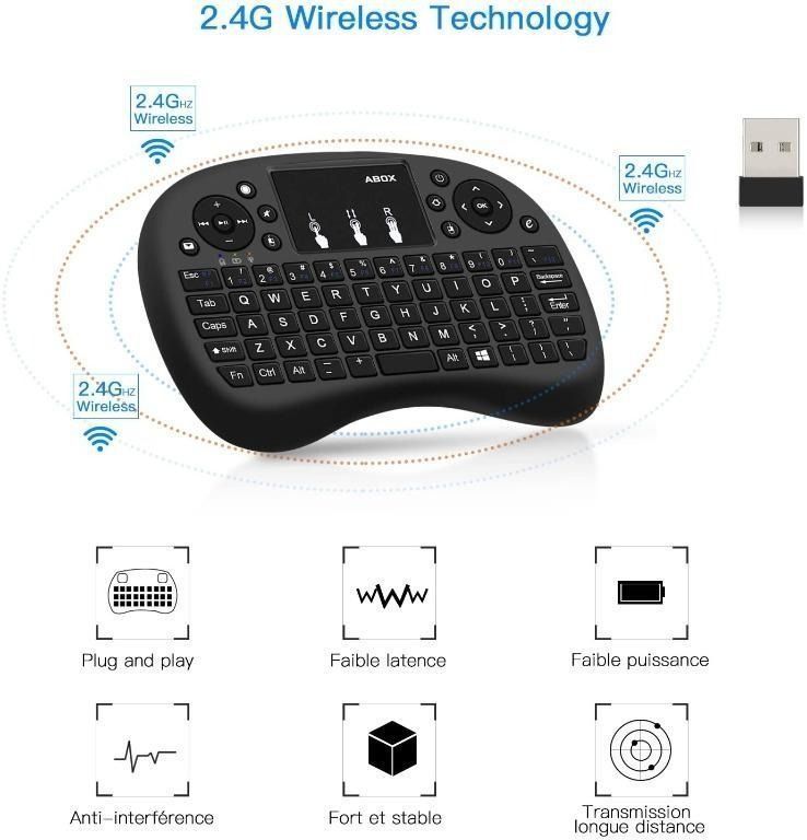 New Arrival! P11 ABOX Mini Keyboard, 2.4GHz Wireless Keyboard / 20 ...