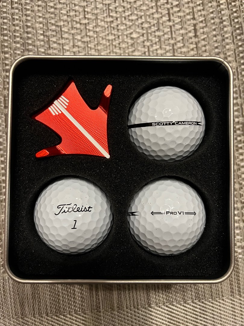 New Scotty Cameron Aero Alignment Tool Kit Red, Sports Equipment