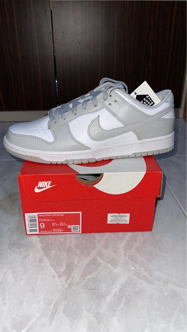 dunk low retro grey fog
