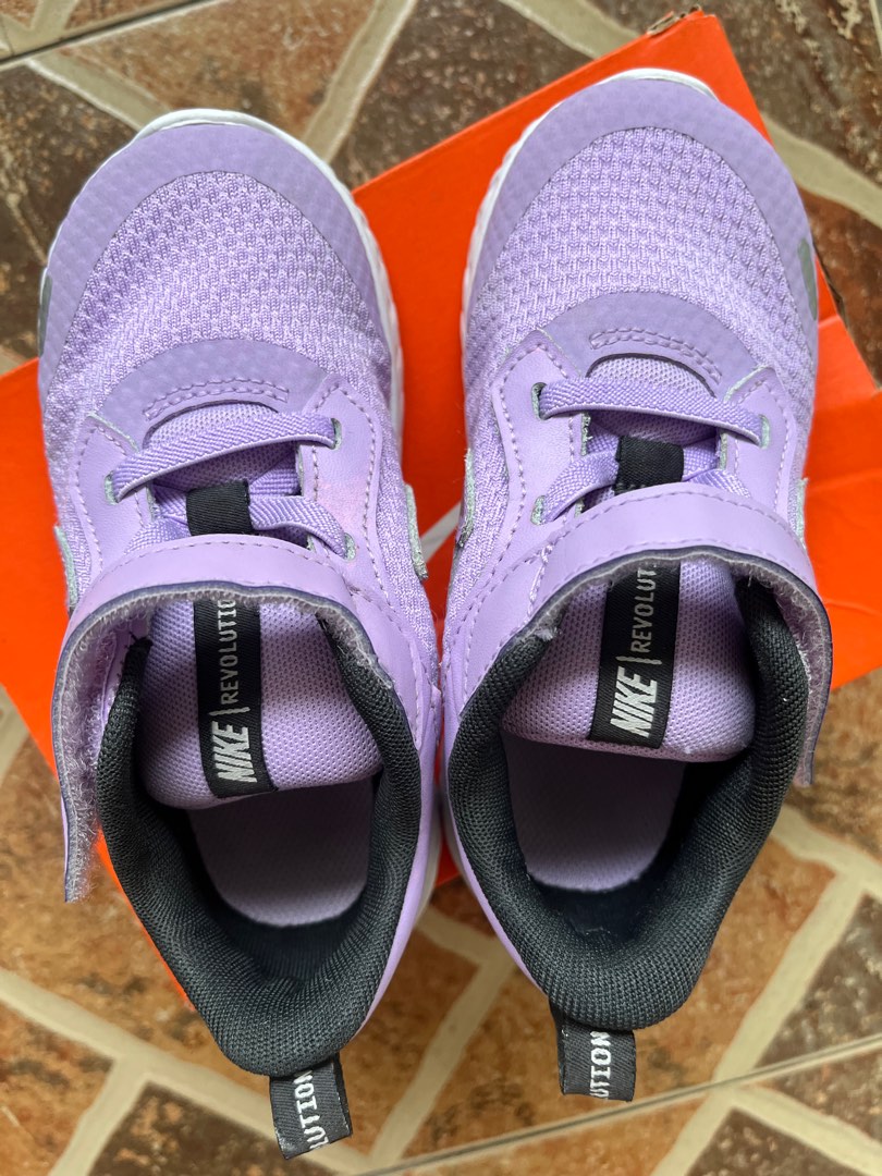 Nike Purple Rubber Shoes, Babies & Kids, Babies & Kids Fashion on Carousell