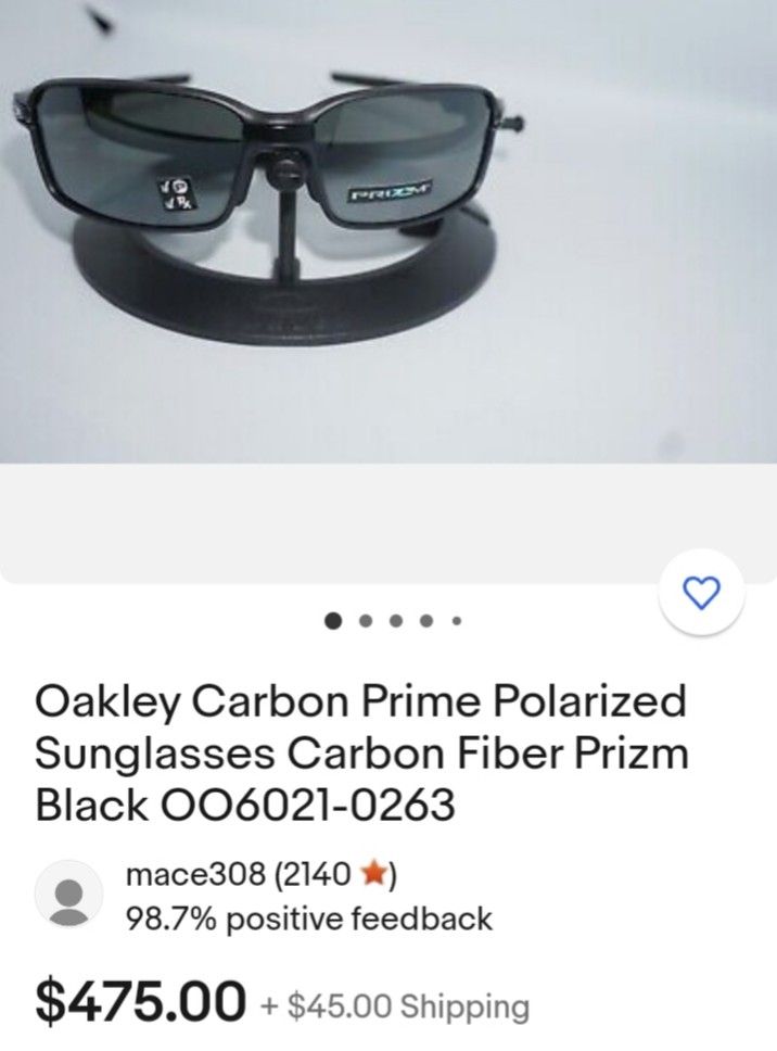 メーカー公式ショップ】 お値下げ Oakley carbon OO6021-0363 prime ...
