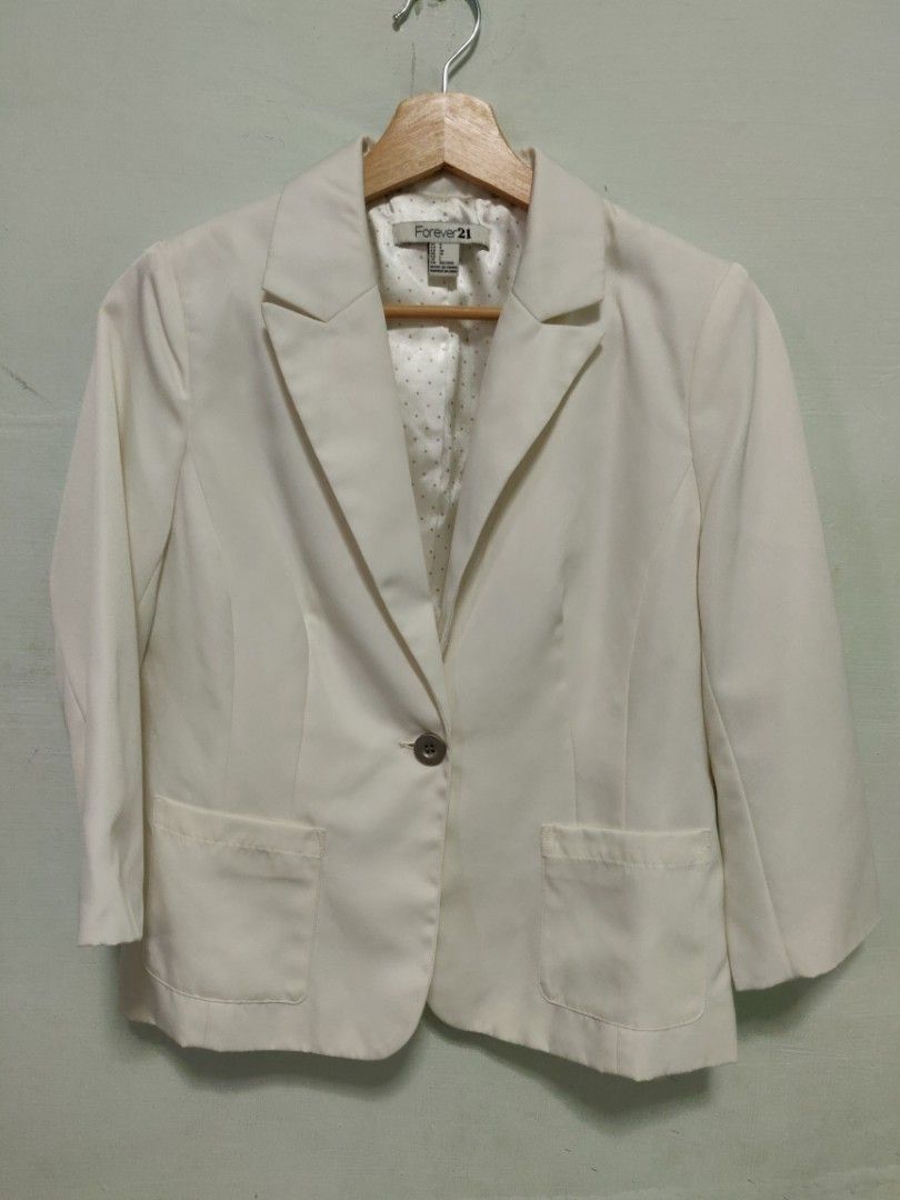 White blazer size 22 top