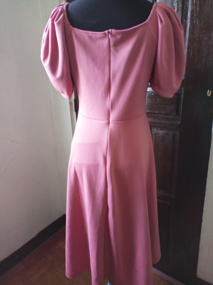 Old Rose Dress, Women's Fashion, Dresses & Sets, Dresses on Carousell
