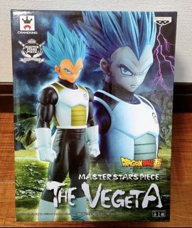 Original Banpresto Dragonball Super Vegeta Blue MSP Gold Sticker
