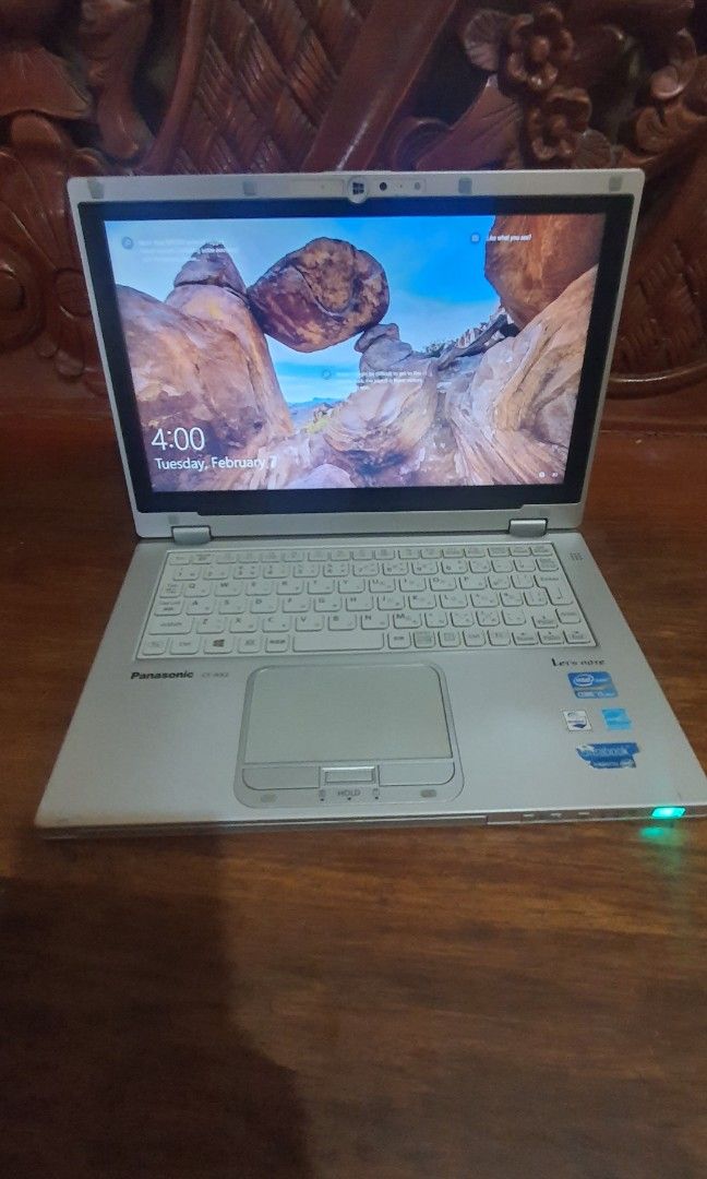 Panasonic Toughbook AX3 i5 3rd gen Touchscreen (Category: Laptops & Notebooks) located in Meycauayan. Submitted by laody (Listing ID 1213854190, Image 1). Description: Panasonic Toughbook AX3 Touchscreen 10 inches like yoga laptop can be bend i5 3rd gen 4g ram 120 ssd good working condition (few scratches, medyo madali uminit if wlang laptop cooler) light madali bitbitin 1 hour battery.