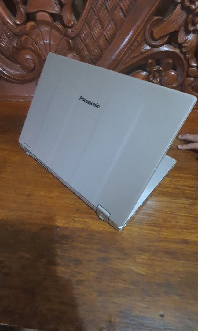 Panasonic Toughbook AX3 i5 3rd gen Touchscreen (Category: Laptops & Notebooks) located in Meycauayan. Submitted by laody (Listing ID 1213854190, Image 3). Description: Panasonic Toughbook AX3 Touchscreen 10 inches like yoga laptop can be bend i5 3rd gen 4g ram 120 ssd good working condition (few scratches, medyo madali uminit if wlang laptop cooler) light madali bitbitin 1 hour battery.