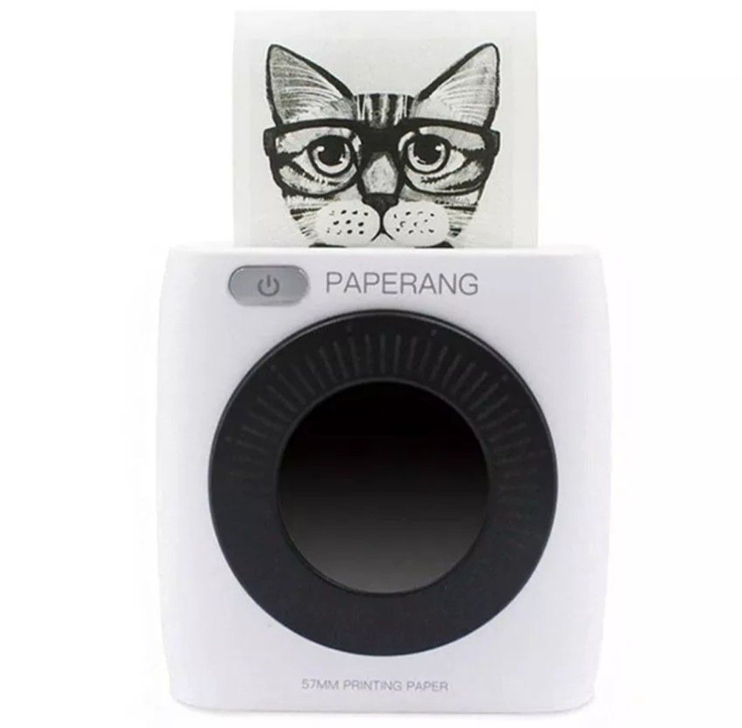 Paperang 2 version portable printer WHITE - complete set and freebies ...