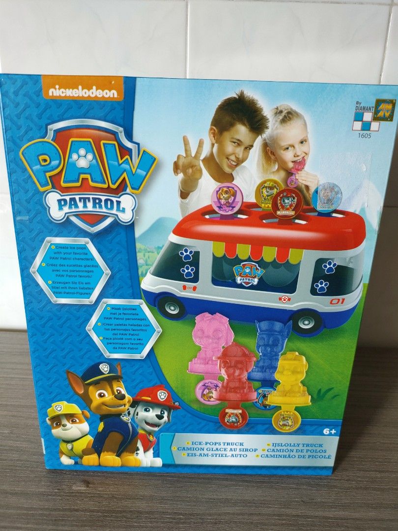 Paw patrol ice popsicle stick marker