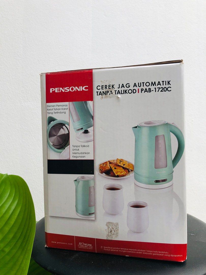 Pensonic Electric Kettle 1.7L, TV & Home Appliances, Kitchen Appliances