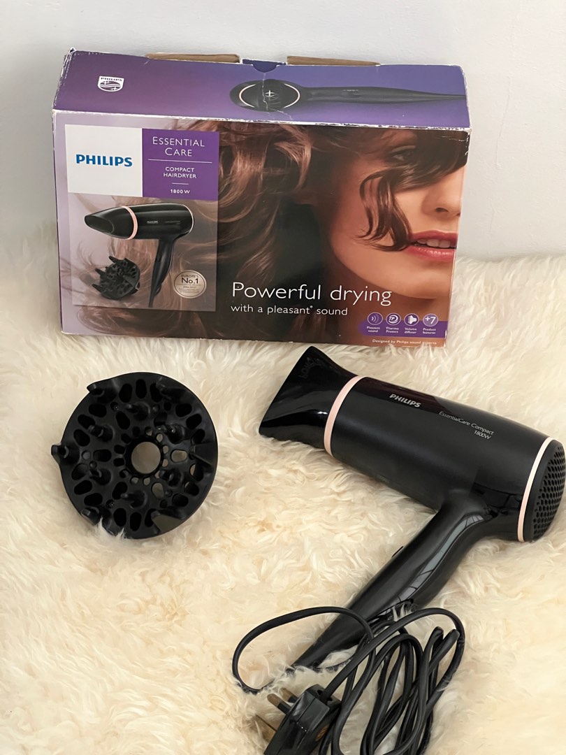 Philips Essential Care 1800W Hair Dryer Cool Shot, Beauty & Personal Care,  Hair on Carousell