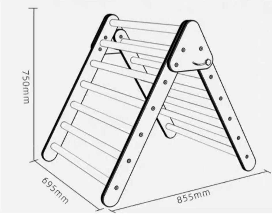 Pikler Triangle with Ramp, Babies & Kids, Infant Playtime on Carousell