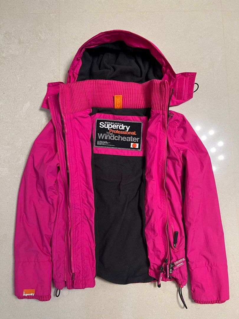 Superdry windcheater deals pink