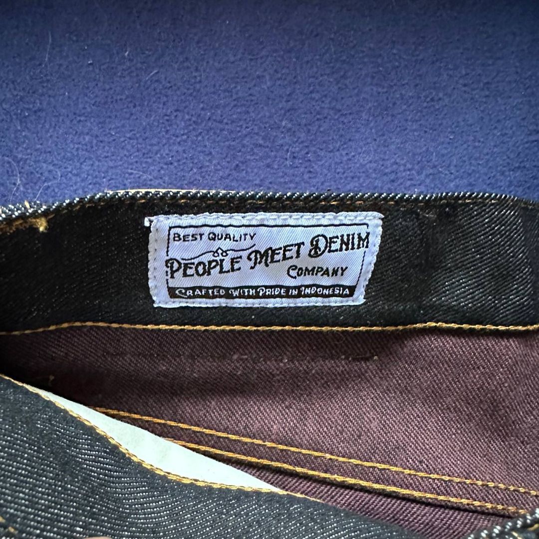 Pmd & CO - RED FOX - 14.5 oz - Indigo x Maroon Selvedge Jeans, Men's